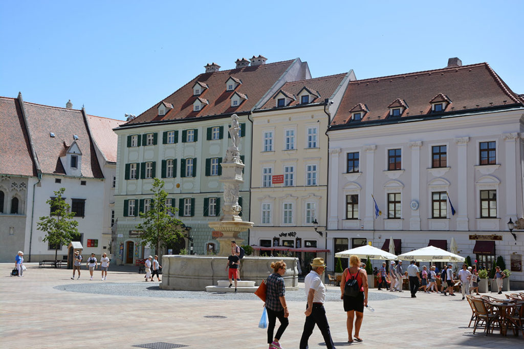 Die historische Altstadt von Bratislava