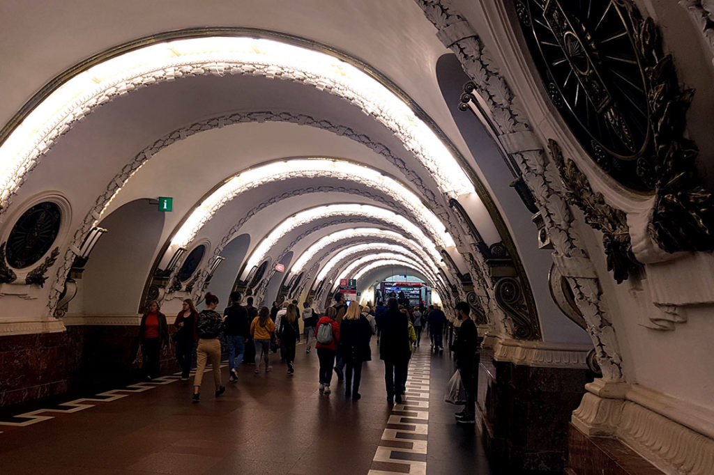 Metrostation in Sankt Petersburg