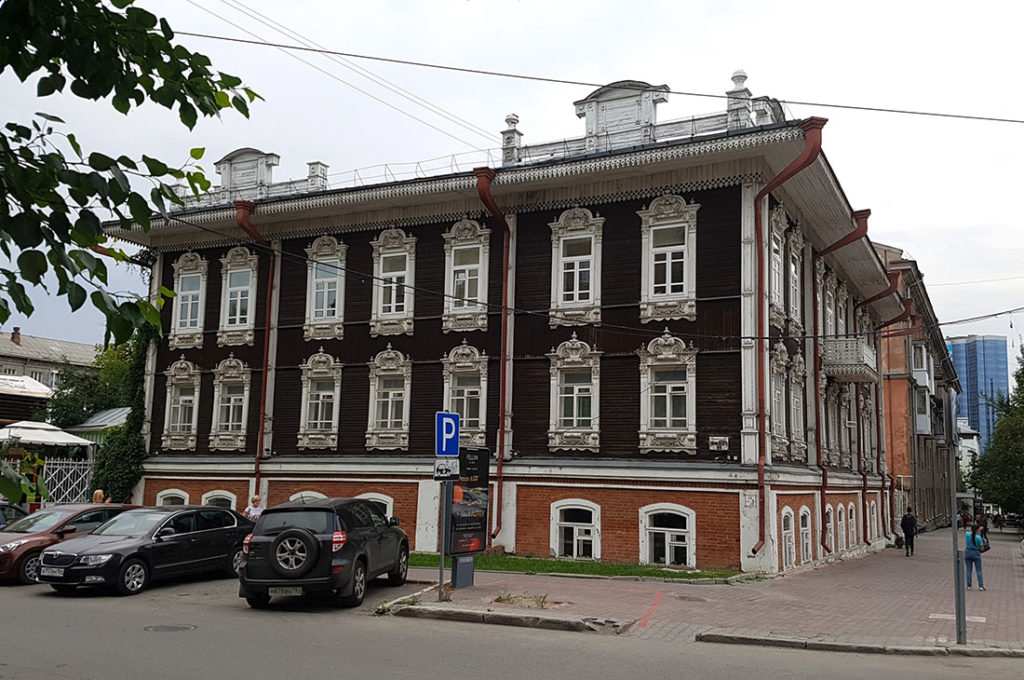 Holzhaus in Nowosbirsk
