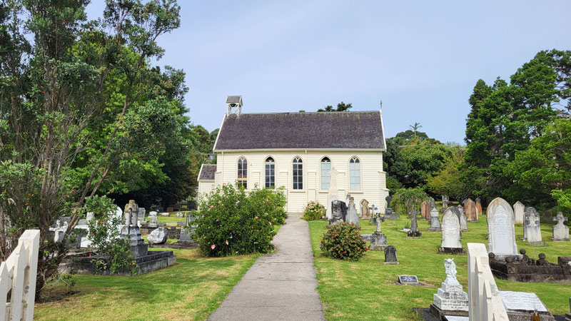 Die älteste Kirche von Neuseeland - gebaut 1836